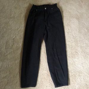 H&M divided paper bag jeans